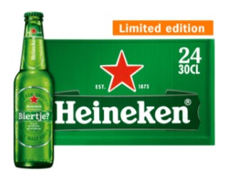 Heineken Pilsener, Fles 24x30cl